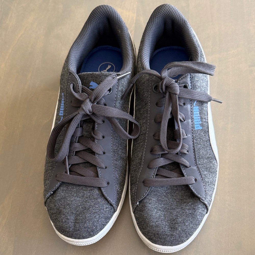 Puma Woman’s Charcoal and White Sneakers